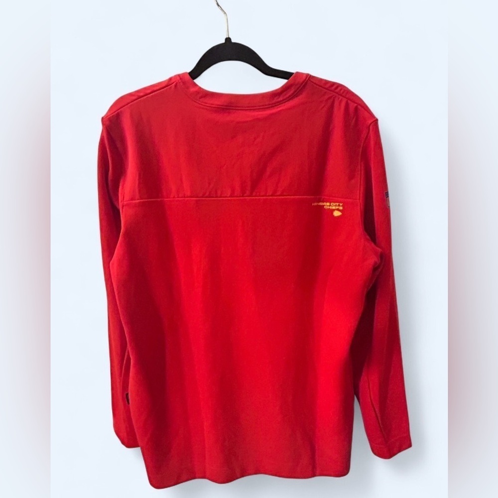 NIKE KANSAS CITY CHIEFS NFL MENS LONG SLEEVE QTR ZIP PULLOVER - Size Large - Picture 3 of 7